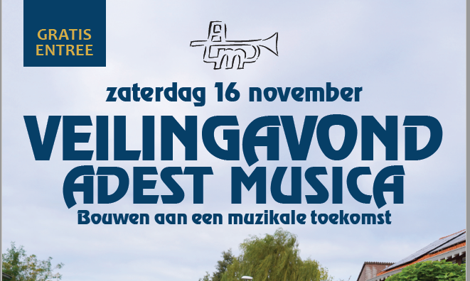 Adest Musica organiseert veiling